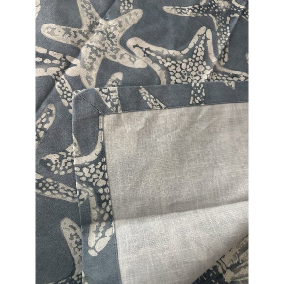 Pottery Barn Shell & Starfish Cotton Napkins Set/4 Beach Nautical - Picture 5 of 7